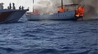 Dha Yurt - Gulet Yat Test Seyrinde Yanarak, Battı