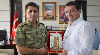 Binbaşı Alper Koç'tan Başkan Bakıcı'ya Veda Ziyareti