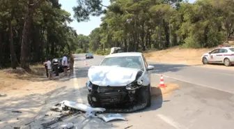 Manavgat'ta Trafik Kazası: 1 Yaralı