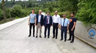 İlk Defa Kuru Beton Tekniğiyle Yol Çalışması Yaptılar