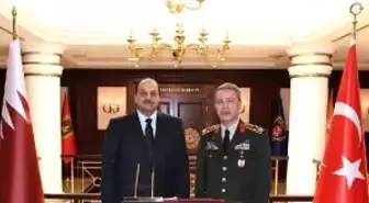 Katar Savunma Bakanı, Orgeneral Hulusi Akar'ı Ziyaret Etti