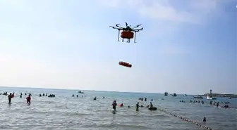 Istanbul Sahillerinde 'Cankurtaran Drone' Iş Başında