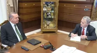 Cumhurbaşkanı Erdoğan, Kırım Tatar Türkleri Lideri Kırımlıoğlu'nu Kabul Etti