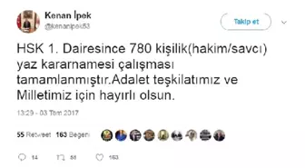 Hsk'dan Yaz Kararnamesi: 780 Hakim ve Savcının Yeri Değişti