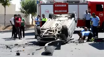 Karaman'da Trafik Kazaları: 3 Yaralı