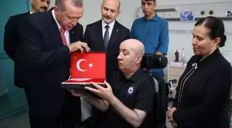 Erdoğan'dan Darbeciler Tarafından Vurulan Aslan'a Ziyaret