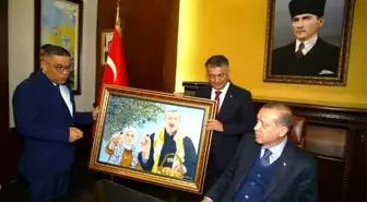 Cumhurbaşkanı Erdoğan'ın Zeytin Hasadı Tablo Oldu