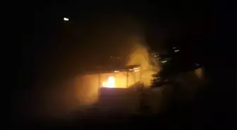 Darende'de Ev Yangını
