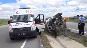 Yozgat'ta Kamyonet Devrildi: 1 Yaralı