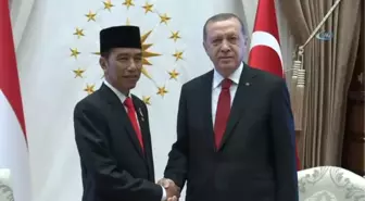 Ankara) Cumhurbaşkanı Erdoğan, Endonezya Cumhurbaşkanı Widodo'yu Kabul Etti