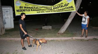 Adana'da Kuduz Karantinası! Mahallenin Girişine Pankart Astılar