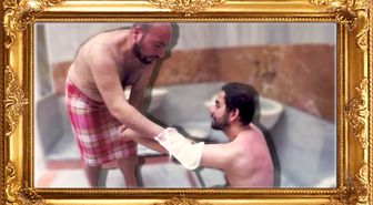 Fırat Hamamda Tellak Oldu - Kese Attı, Masaj Yaptı