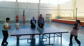 Hisarcık'ta Kur'an Kursu Öğrencileri Arası Masa Tenisi Turnuvası