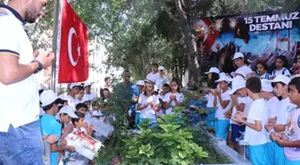 Öğrenciler 15 Temmuz Şehitlerini Unutmadı