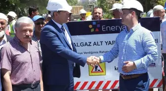 Sultanhanı Beldesinde Doğalgaz Altyapı Temeli Törenle Atıldı