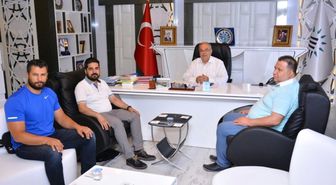 Adıyaman 1954 Spor'dan Başkan Kutlu'ya Ziyaret