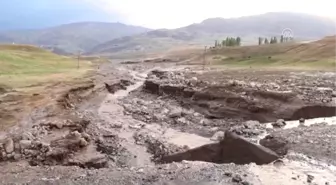 Başkale'de Sağanak ve Dolu Etkili Oldu