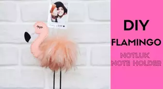 Dıy Flamingo Notluk / Note Holder (Eng Sub)