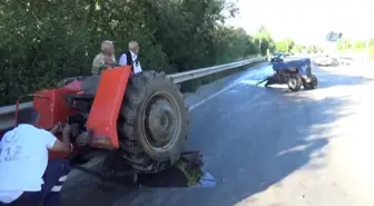 Traktör Ortadan İkiye Ayrıldı