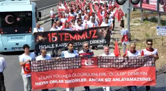 Karabük'te 15 Temmuz Yürüyüşü