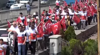 Karabük'te 15 Temmuz Yürüyüşü