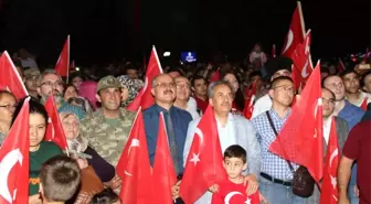 15 Temmuz'un Yıldönümünde Akşehirliler Demokrasi Nöbeti Tuttu