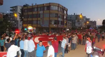 Anamur'da '15 Temmuz' Yürüyüşü