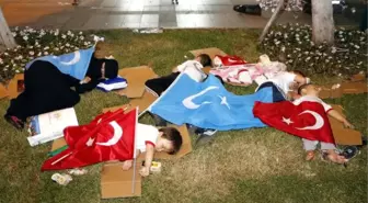 Antalya'da 7'den 70'e 'Demokrasi Nöbeti' Tuttular