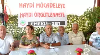 Antalya'da Emeklilere Örgütlenme Çağrısı