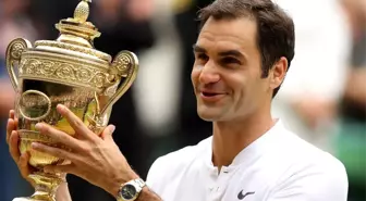 Wimbledon Tek Erkeklerde Şampiyon Olan Roger Federer Tarihe Geçti