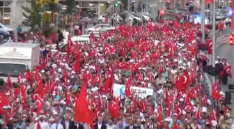 Zonguldak, Bartın ve Kastamonu'da 15 Temmuz Yürüyüşü