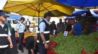 Zabıta Pazaryerini Denetledi