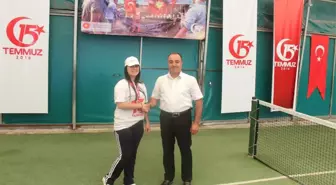 Ağrı'da 15 Temmuz Tenis Turnuvası