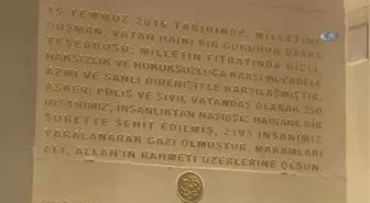 Çanakkale Gazisinin Torunları 15 Temmuz Şehitler Anıtı'nda Nöbet Tuttu