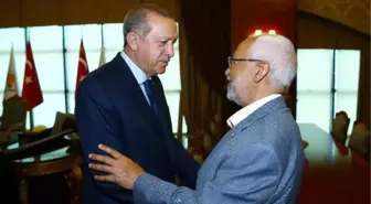 Cumhurbaşkanı Erdoğan, Tunus En-Nahda Hareketi Lideri Gannuşi'yi Kabul Etti