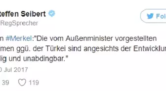 Gabriel'in Türkiye'ye Yönelik Açıkladığı Önlemlere Merkel'den Destek