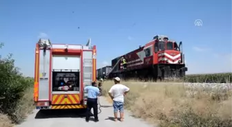 Karaman'da Lokomotif Yangını