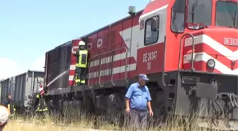 Karaman Yük Treni Alev Aldı