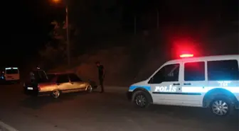 Polis Ekipleri Kaza Yerinde Sürücü Aradı