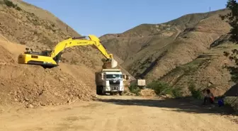 Sincik Malatya Yolu Genişliyor