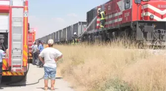 Yük Treni Alev Aldı