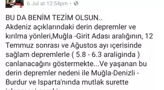 Bodrum Depremini 15 Gün Önceden Tahmin Etti Yeni Deprem İçin Uyardı