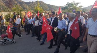 CHP'den Tunceli'de, 'Terörü Protesto ve Şehit Necmettin Öğretmeni Anma Yürüyüşü'