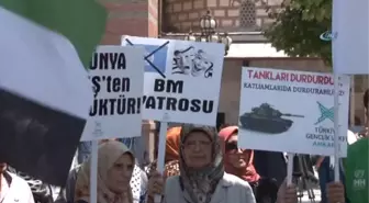 İsrail'in Mescid-i Aksa Kararı Başkent'te Protesto Edildi