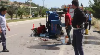 Mut'ta Taktak Motoru Devrildi: 3 Yaralı