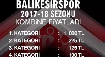 Balıkesirspor'da Kombine Alana Forma ve Kitap Bedava