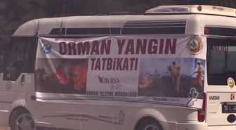 Helikopter Destekli Yangın Tatbikatı