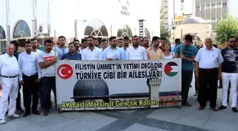 Mescid-i Aksa'nın İbadete Kapatılması Mersin'de Protesto Edildi