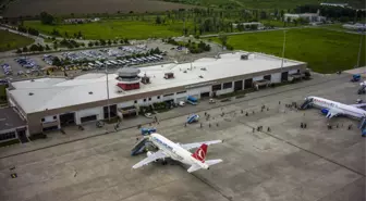 Samsun'da 751 Bin Kişi Havayolunu Kullandı