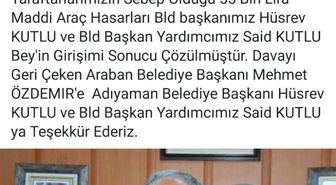 Taraftardan, Belediye Başkanı Kutlu'ya Teşekkür